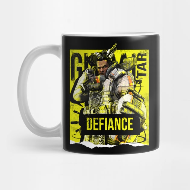 Apex Legends Gibraltar Defiance by LucioDarkTees